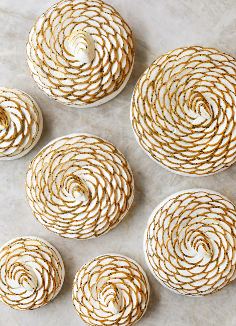 Passion Fruit Pavlova Flower
