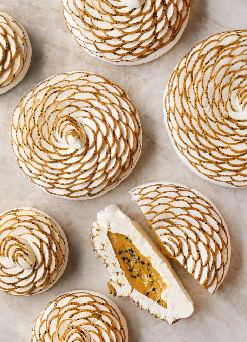 Passion Fruit Pavlova Flower