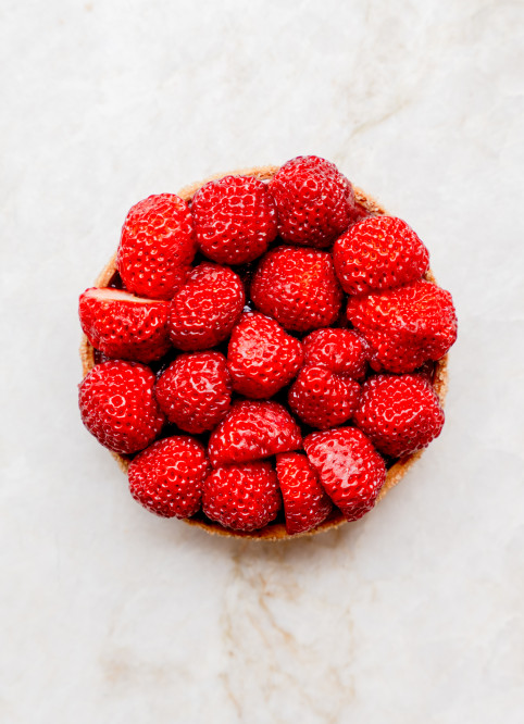 Strawberry Diamond Tart