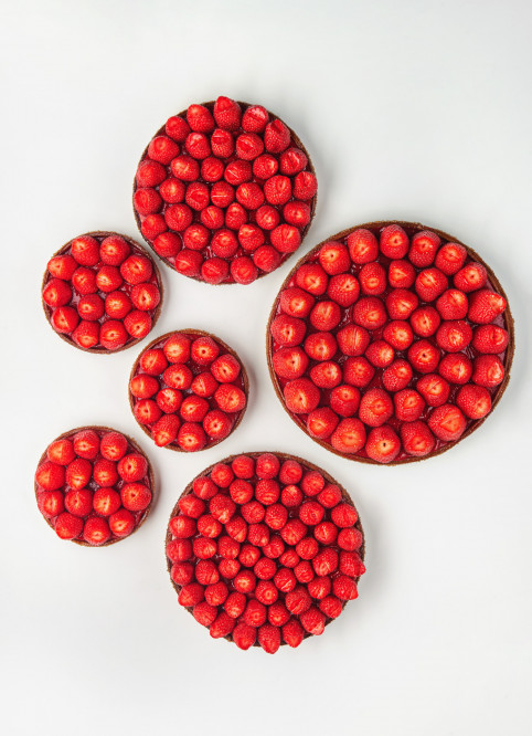 Strawberry Flower Tart