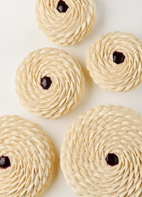 Blackcurrant Chestnut Entremet