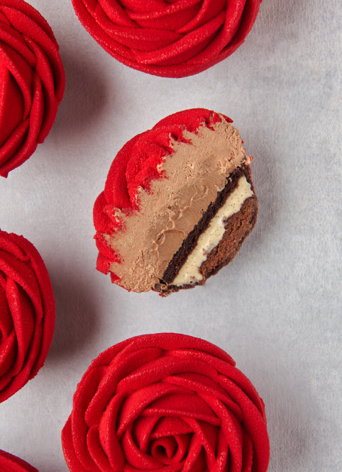 Chocolate Vanilla Flower