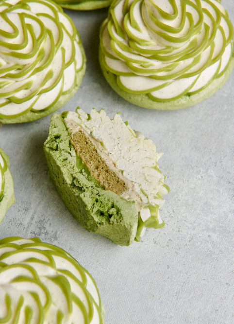 Matcha Vanilla Flower