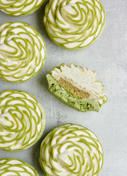 Matcha Vanilla Flower