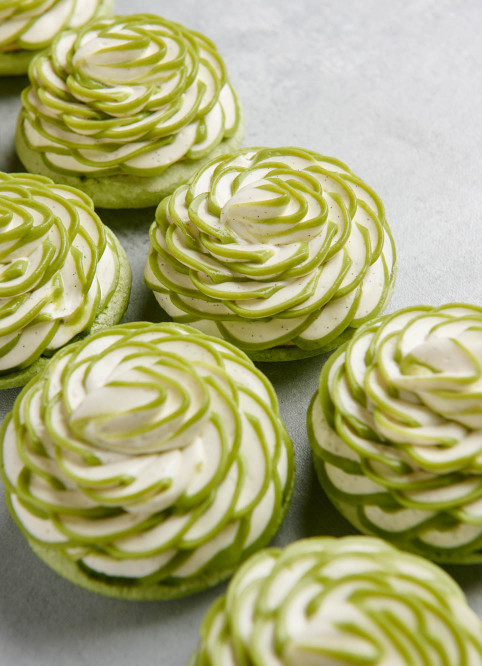 Matcha Vanilla Flower