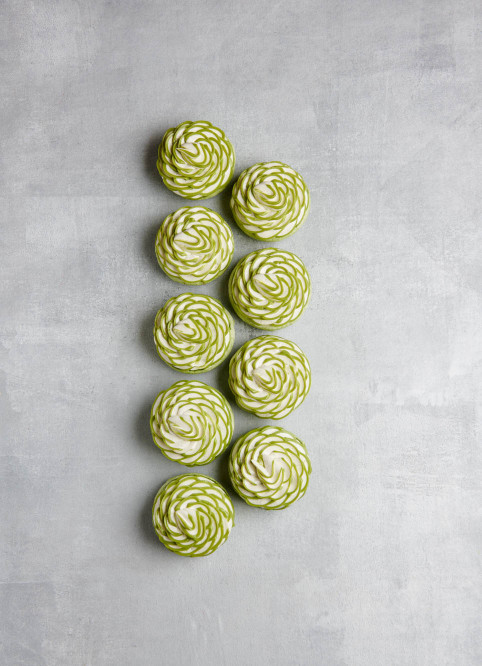Matcha Vanilla Flower