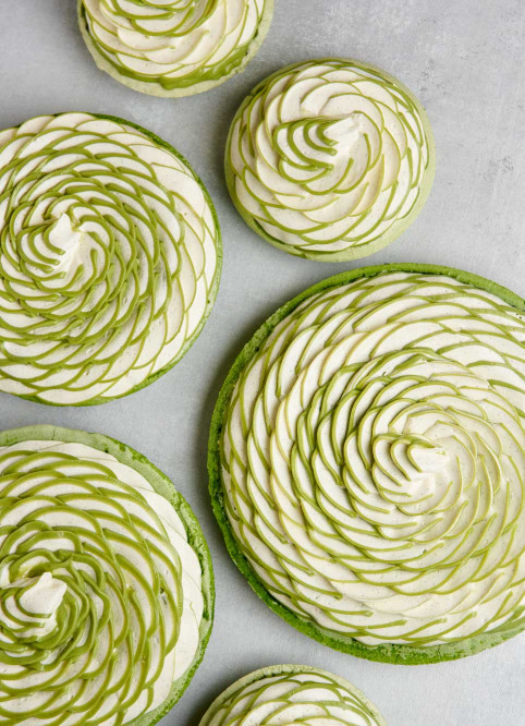 Matcha Vanilla Flower