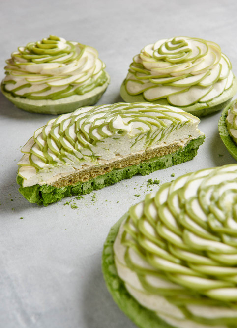 Matcha Vanilla Flower