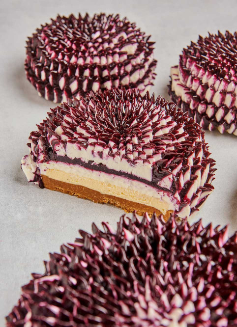 Blueberry Cheesecake Flower