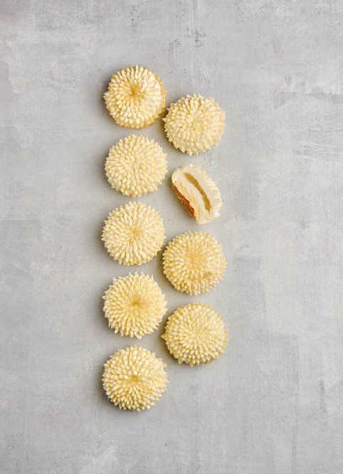 Lemon Cheesecake Flower