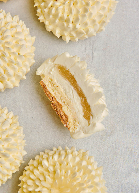 Lemon Cheesecake Flower
