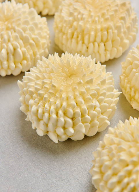 Lemon Cheesecake Flower
