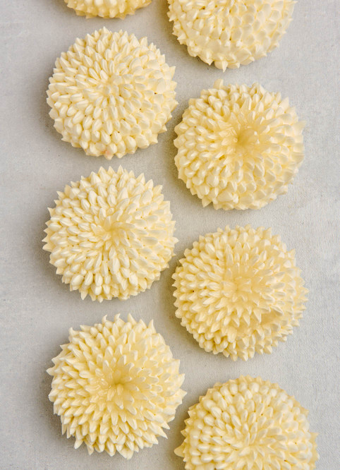 Lemon Cheesecake Flower