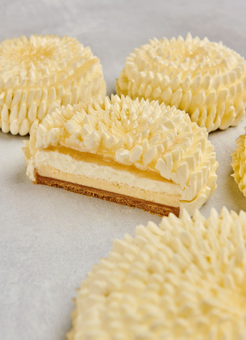 Lemon Cheesecake Flower