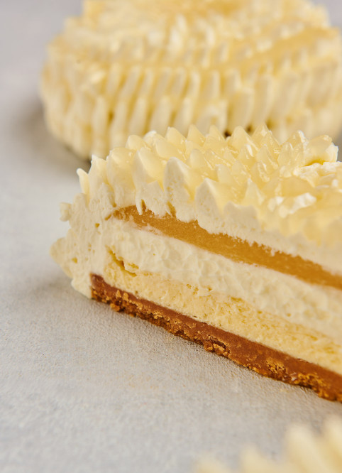 Lemon Cheesecake Flower