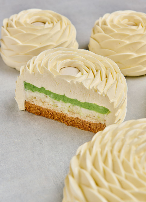 Coconut Pandan Entremet